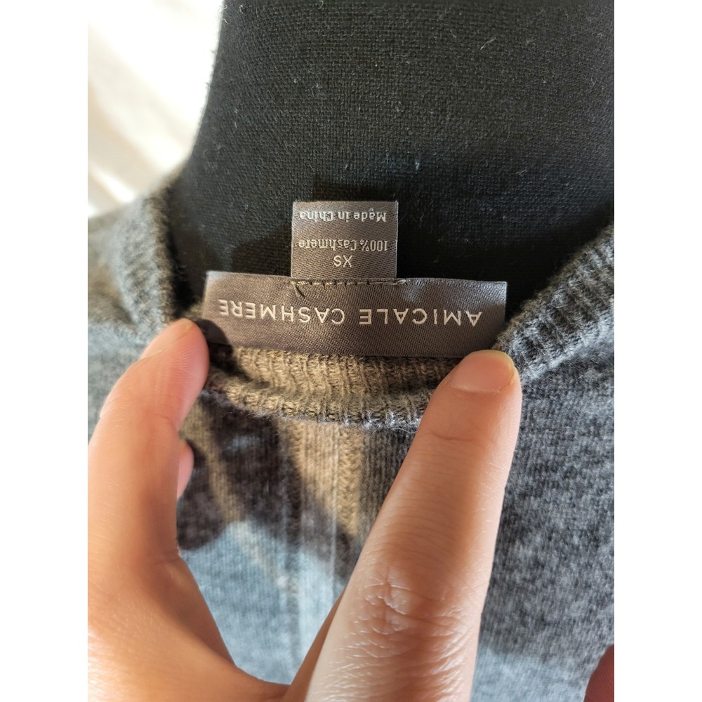 amicale cashmere sweater Gray Size XS - Picture 5 of 5